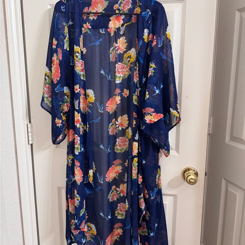 Floral Sheer Kimono